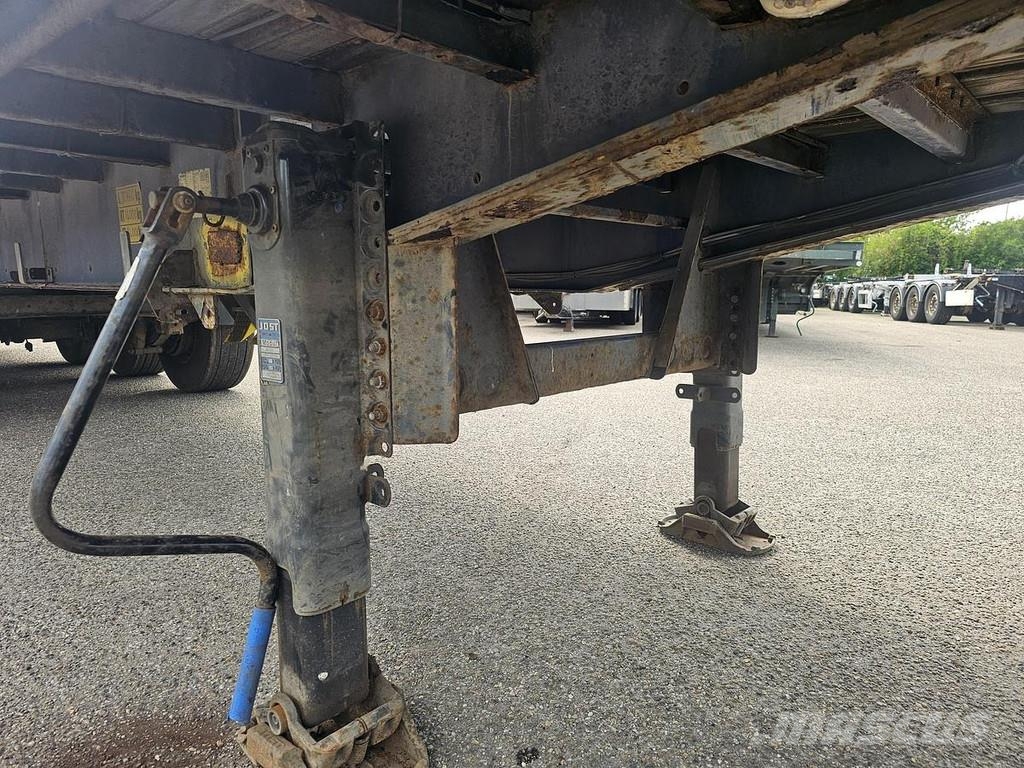 Van Hool 3B0073 / 3 AXLE FLATBED 13.60 MTR TWISTLOCKS FOR C نصف مقطورات مسطحة / مفصلية الجوانب
