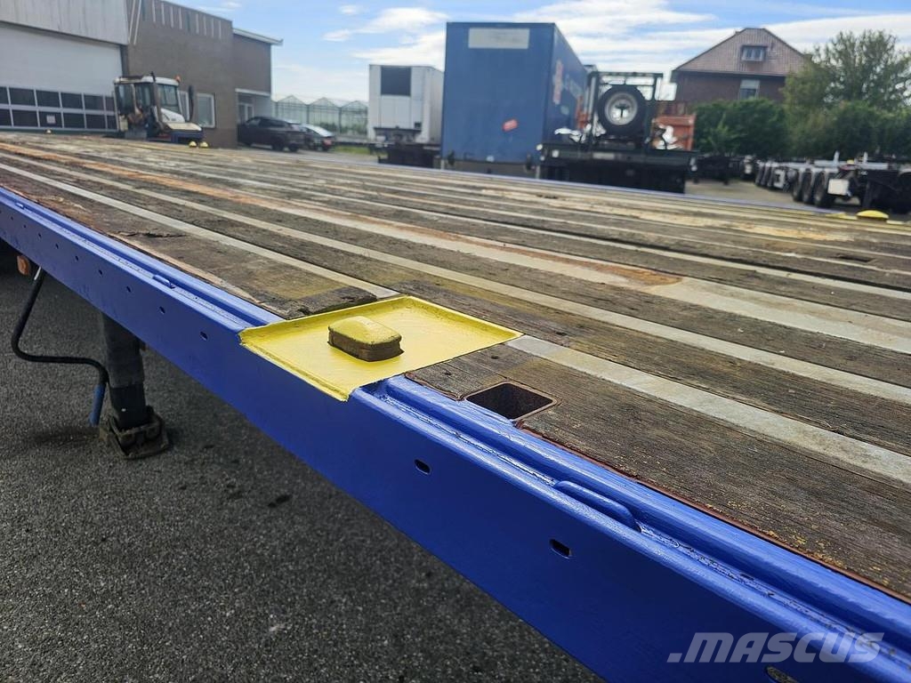 Van Hool 3B0073 / 3 AXLE FLATBED 13.60 MTR TWISTLOCKS FOR C نصف مقطورات مسطحة / مفصلية الجوانب