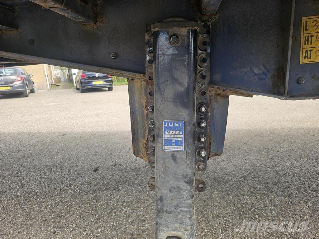 Van Hool 3B0073 / 3 AXLE FLATBED 13.60 MTR TWISTLOCKS FOR C نصف مقطورات مسطحة / مفصلية الجوانب