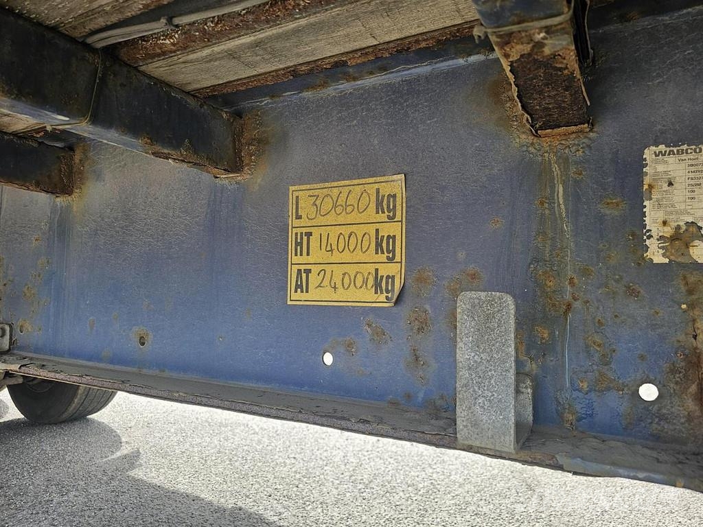 Van Hool 3B0073 / 3 AXLE FLATBED 13.60 MTR TWISTLOCKS FOR C نصف مقطورات مسطحة / مفصلية الجوانب