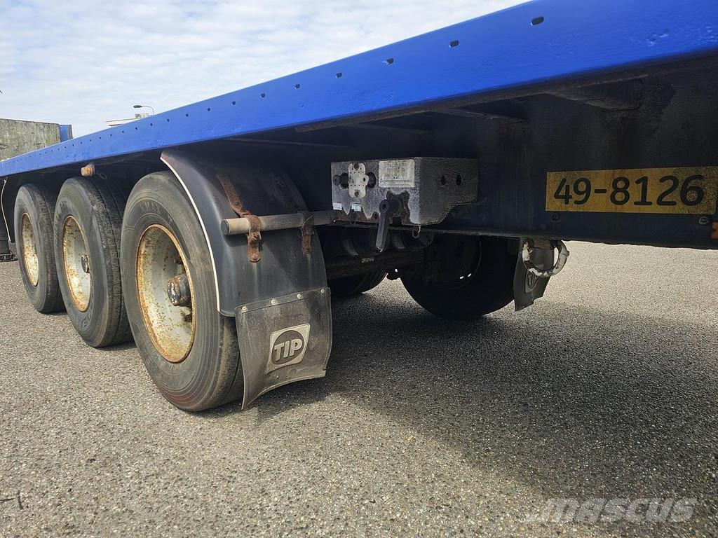 Van Hool 3B0073 / 3 AXLE FLATBED 13.60 MTR TWISTLOCKS FOR C نصف مقطورات مسطحة / مفصلية الجوانب