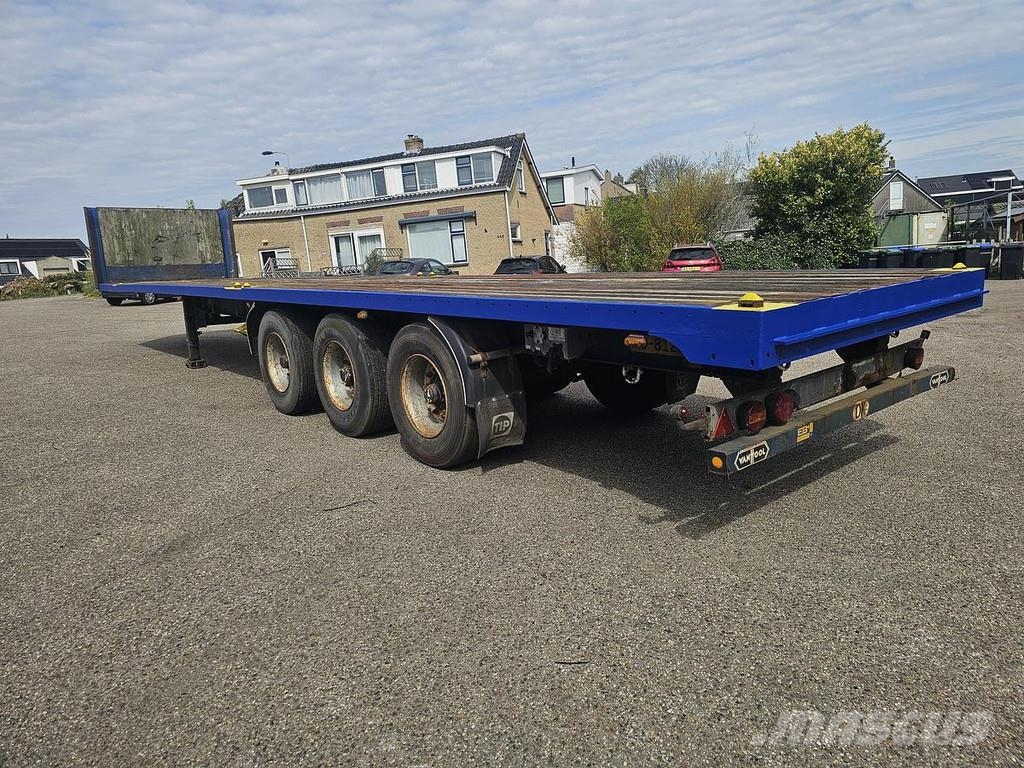 Van Hool 3B0073 / 3 AXLE FLATBED 13.60 MTR TWISTLOCKS FOR C نصف مقطورات مسطحة / مفصلية الجوانب