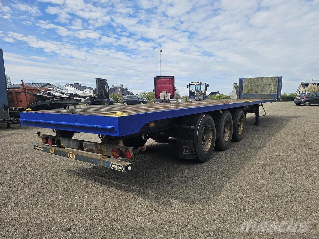Van Hool 3B0073 / 3 AXLE FLATBED 13.60 MTR TWISTLOCKS FOR C نصف مقطورات مسطحة / مفصلية الجوانب