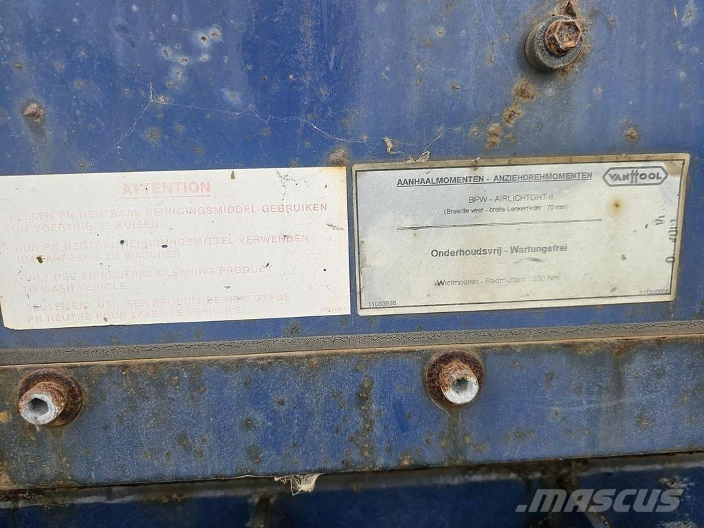 Van Hool 3B0073 / 3 AXLE FLATBED 13.60 MTR TWISTLOCKS FOR C نصف مقطورات مسطحة / مفصلية الجوانب