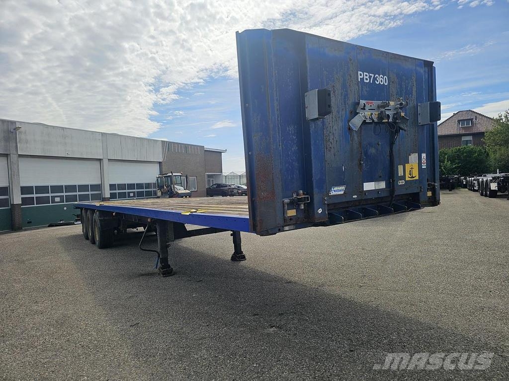 Van Hool 3B0073 / 3 AXLE FLATBED 13.60 MTR TWISTLOCKS FOR C نصف مقطورات مسطحة / مفصلية الجوانب