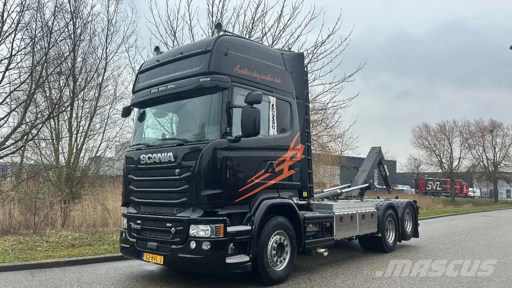 Scania R580 6x2 | 21ton haakarm | Retarder | topline | eu, 2016, Druten ...