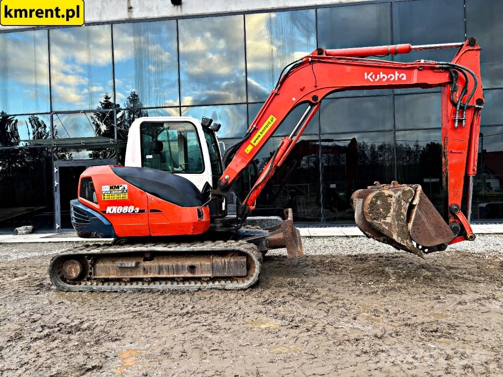 Kubota KX 080-3 中型挖掘机