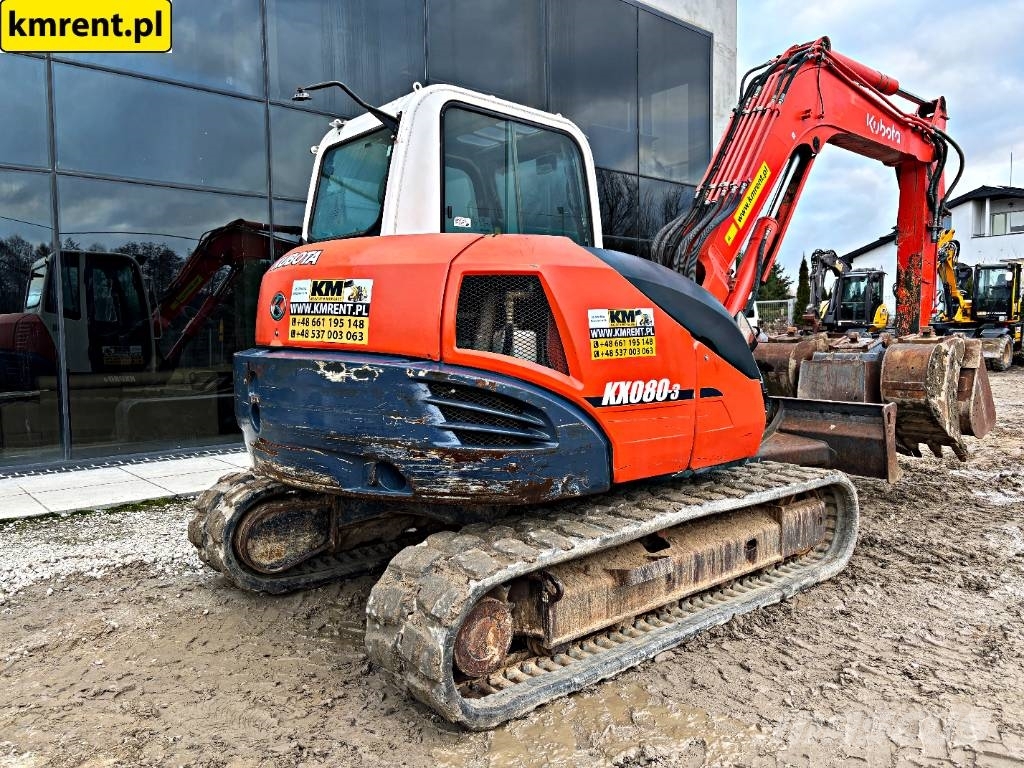 Kubota KX 080-3 中型挖掘机