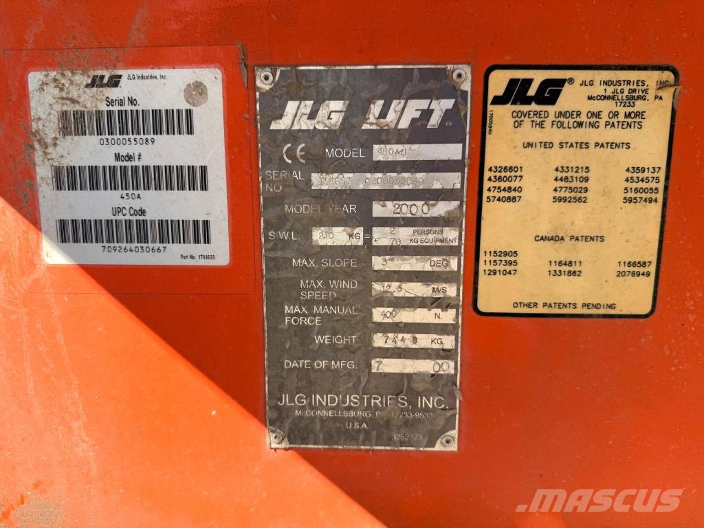 JLG 450 AJ Knikarmhoogwerkers