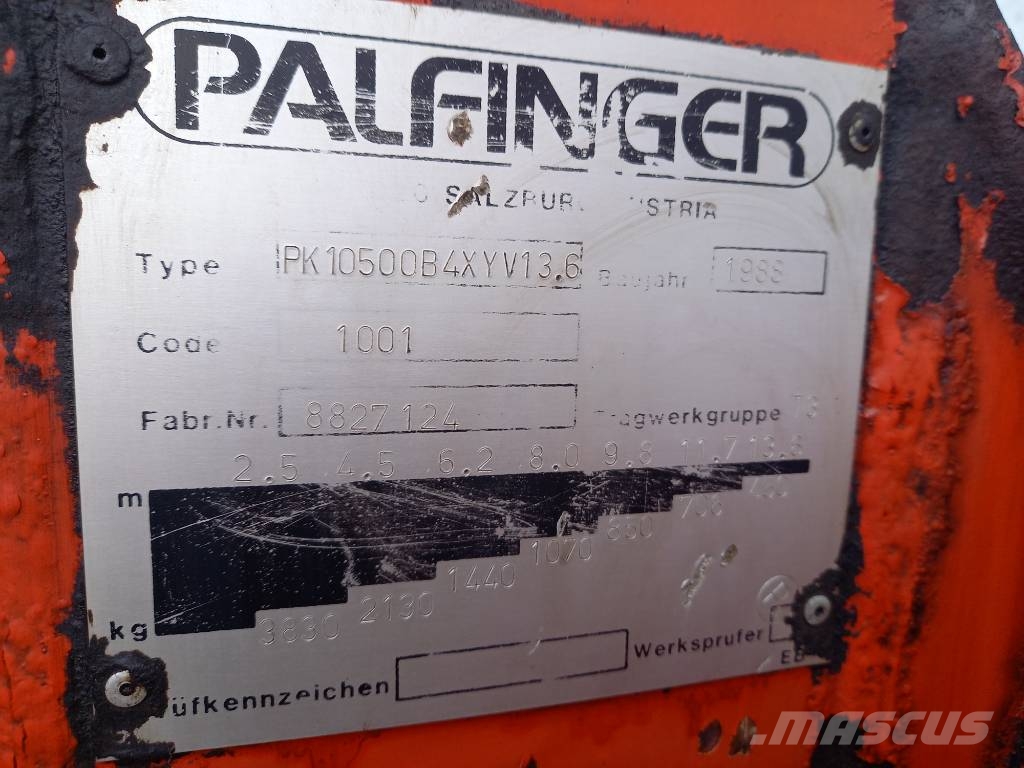 Scania R124, 420, 6x2, PALFINGER Camiones bañeras basculantes o volquetes