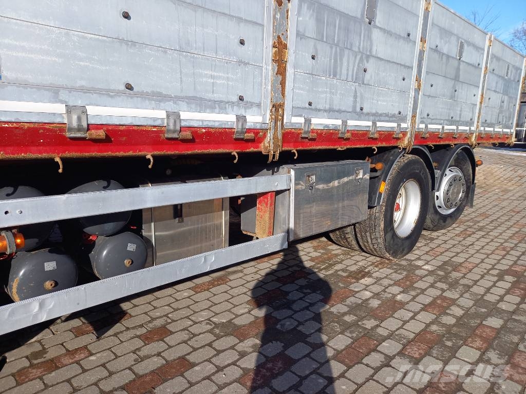 Scania R124, 420, 6x2, PALFINGER Camiones bañeras basculantes o volquetes