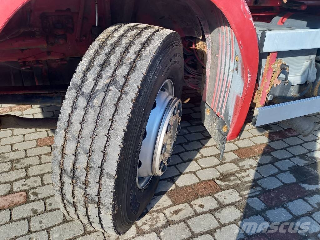 Scania R124, 420, 6x2, PALFINGER Camiones bañeras basculantes o volquetes