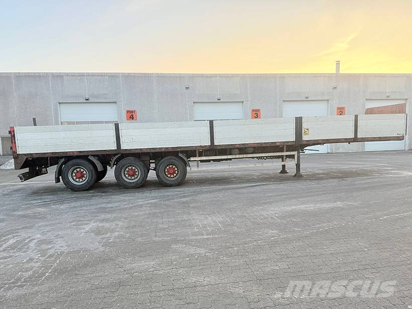 Kel-Berg 3 axle Extendable / Ausziehbarer auflieger Bortinių sunkvežimių priekabos su nuleidžiamais bortais