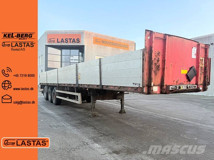 Kel-Berg 3 axle Extendable / Ausziehbarer auflieger Bortinių sunkvežimių priekabos su nuleidžiamais bortais