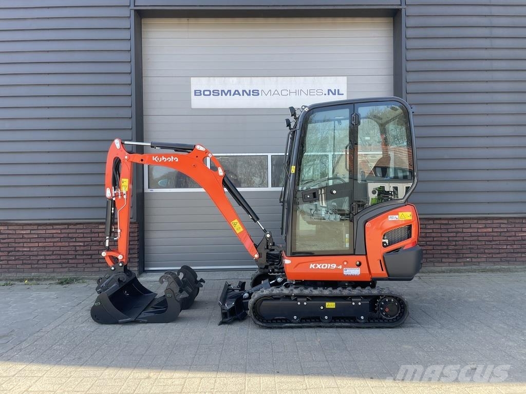 Kubota U10 U18 U27 U36 U50 U56 KX016 KX019 KX027 KX037 KX Minigraafmachines < 7t