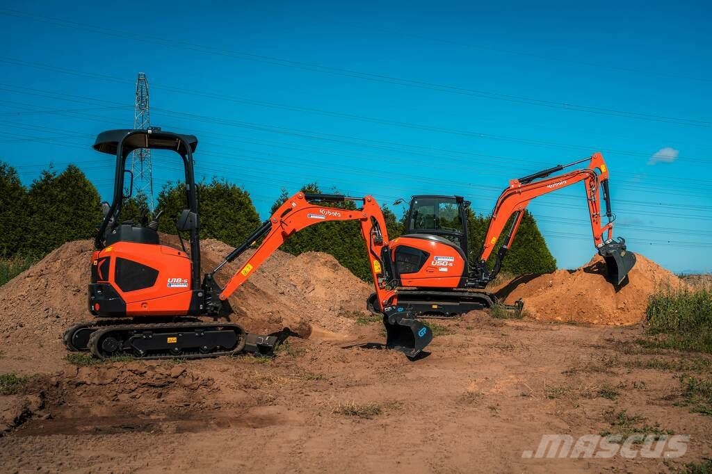 Kubota U10 U18 U27 U36 U50 U56 KX016 KX019 KX027 KX037 KX Minigraafmachines < 7t