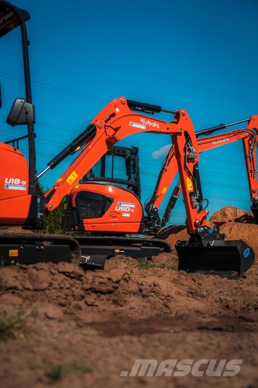 Kubota U10 U18 U27 U36 U50 U56 KX016 KX019 KX027 KX037 KX Minigraafmachines < 7t