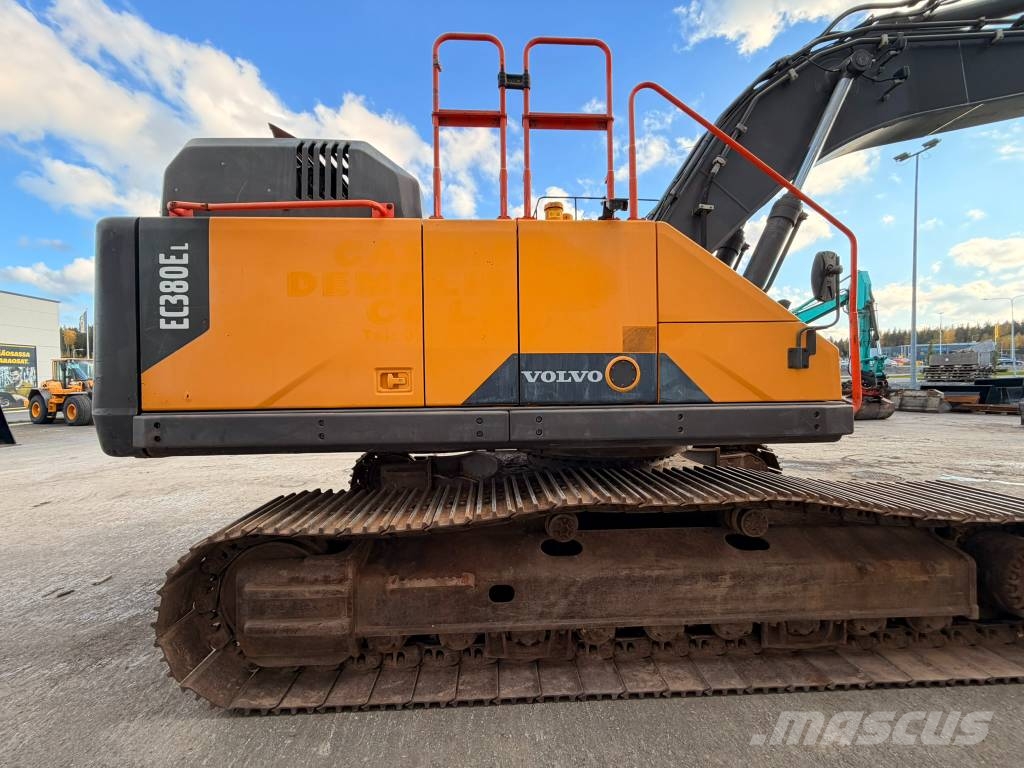 Volvo EC 380 EL täydellinen historia Excavadoras sobre orugas