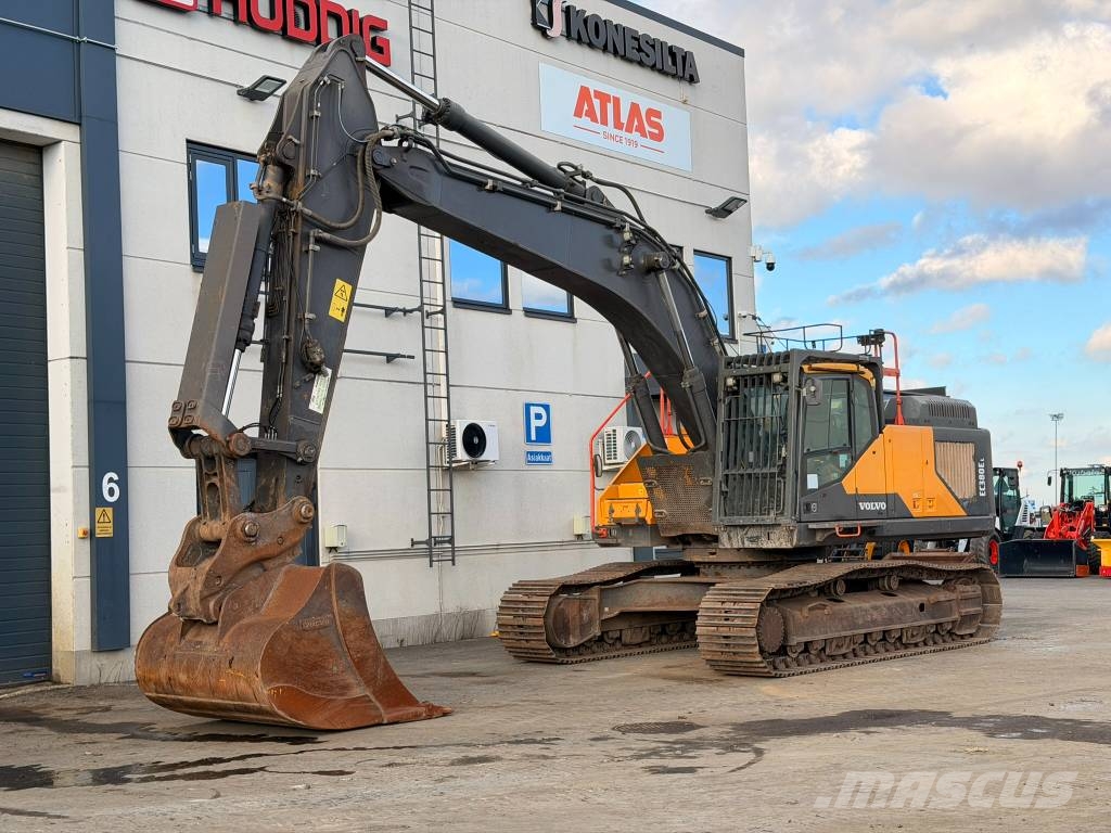 Volvo EC 380 EL täydellinen historia Excavadoras sobre orugas