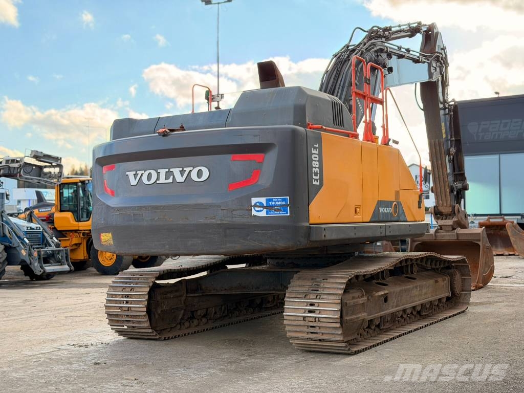Volvo EC 380 EL täydellinen historia Excavadoras sobre orugas