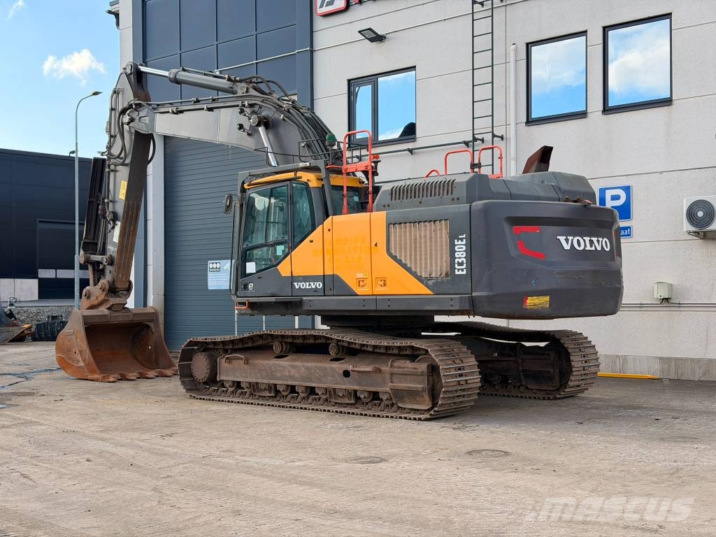 Volvo EC 380 EL täydellinen historia Excavadoras sobre orugas