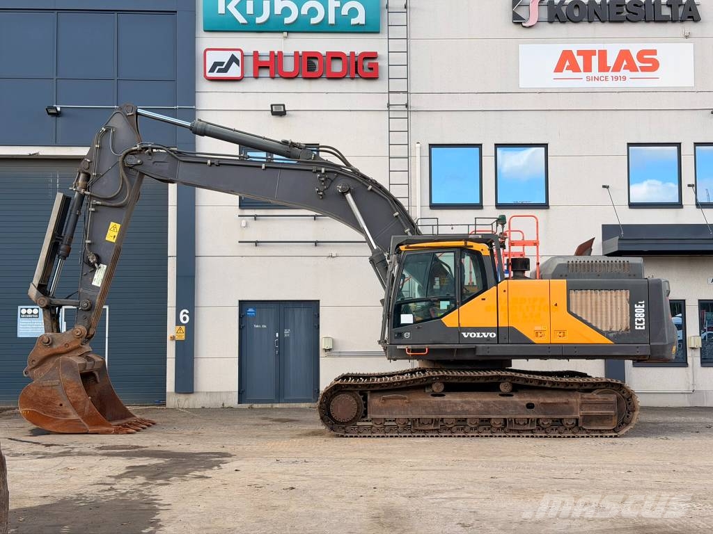 Volvo EC 380 EL täydellinen historia Excavadoras sobre orugas