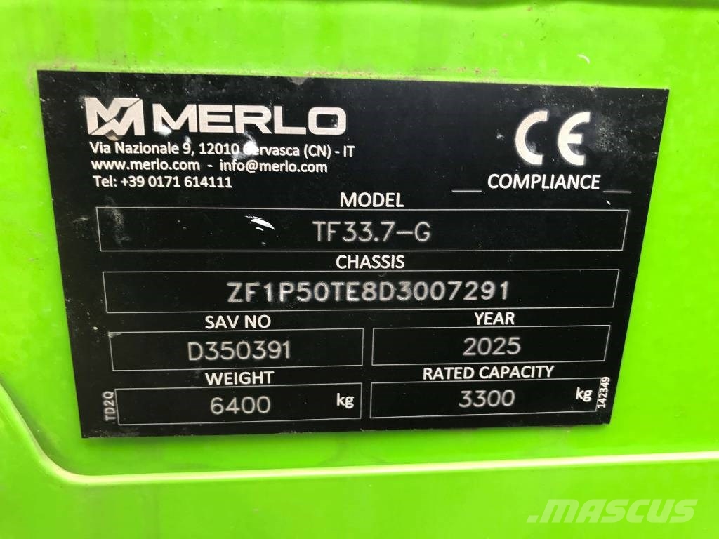 Merlo TF 33.7 G Teleskoplader
