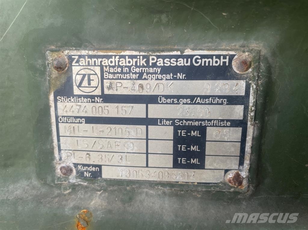 ZF AP-409/DK Nápravy