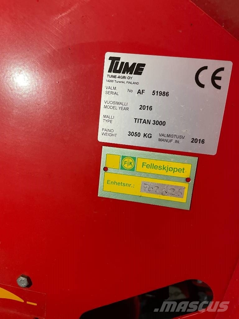 Tume Titan3000 Kombine hububat mibzerleri