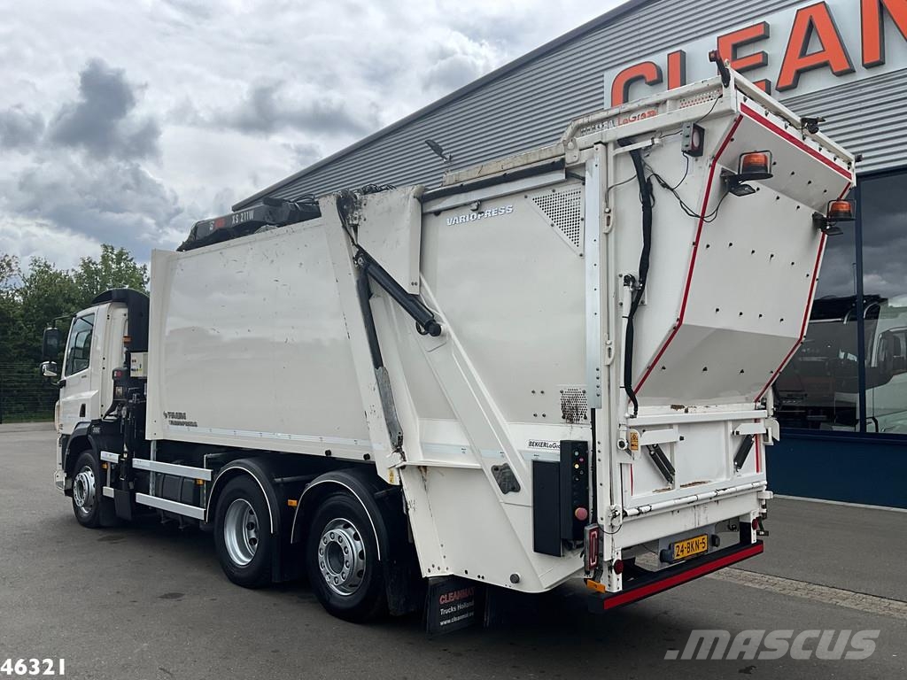 DAF FAN CF 290 Euro 6 Hiab 21 Tonmeter laadkraan Komunalni tovornjaki
