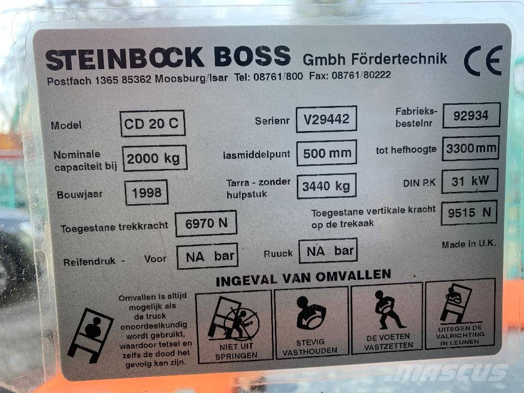 Steinbock Boss CD20C V-2227 IO Diesel Stapler