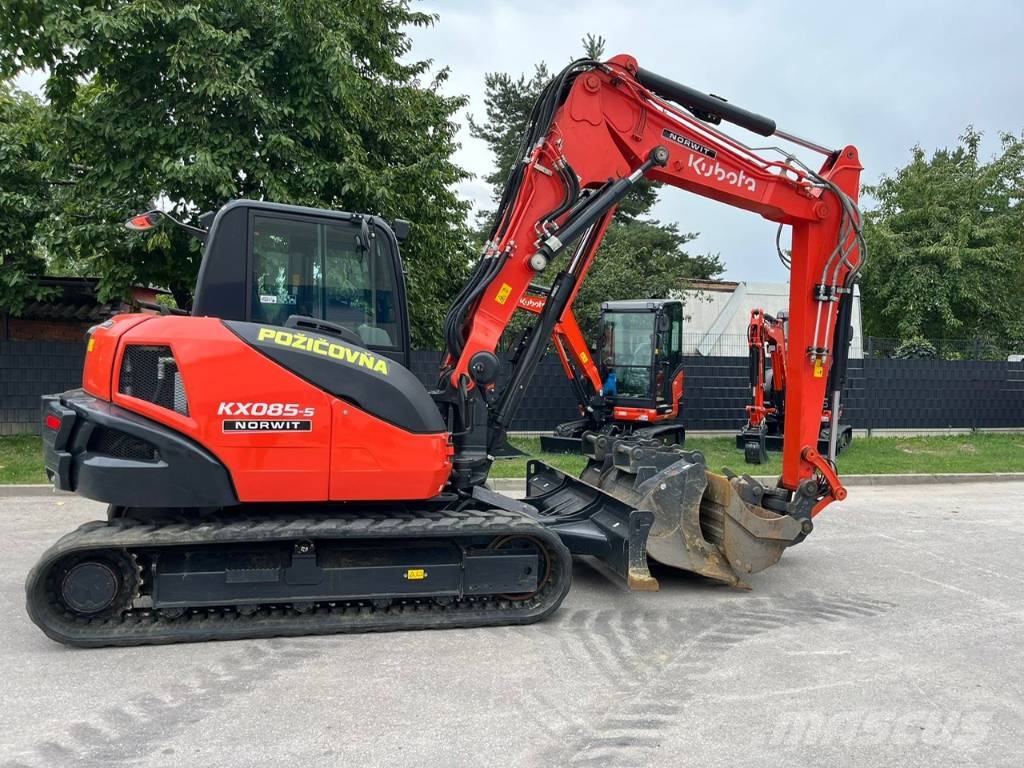 Kubota KX 085-5 delený výložník حفارات وسط 7 طن - 12 طن
