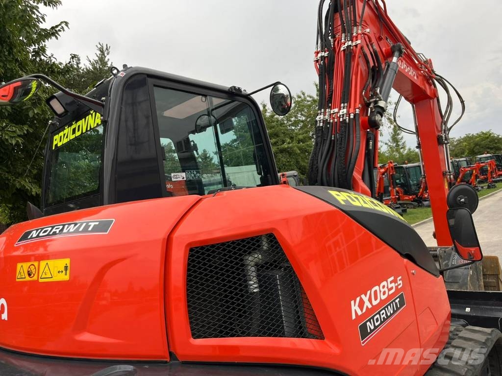 Kubota KX 085-5 delený výložník حفارات وسط 7 طن - 12 طن