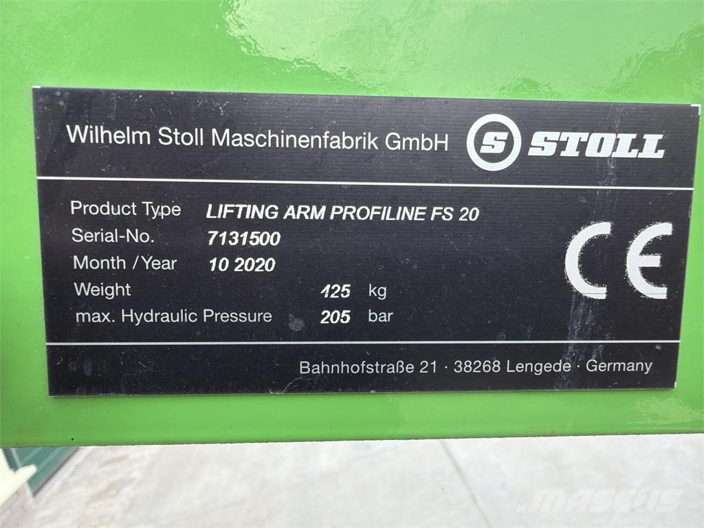 Stoll Profiline FS 20 Otros accesorios para tractores