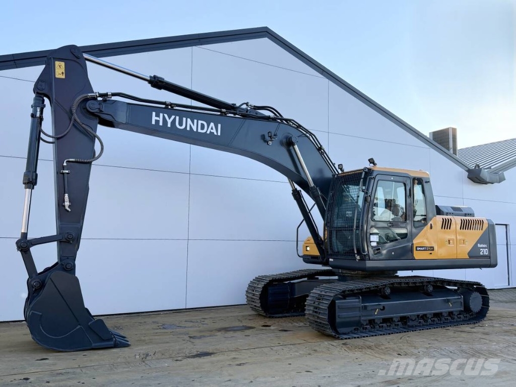 Hyundai R210 Excavadoras sobre orugas