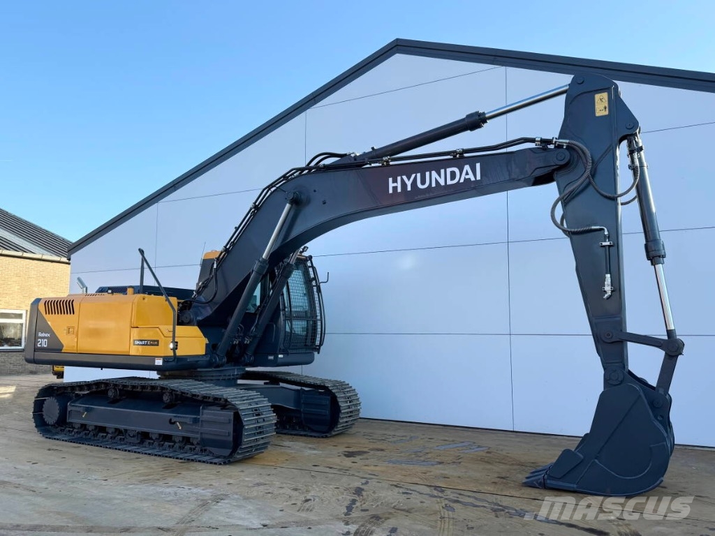 Hyundai R210 Excavadoras sobre orugas