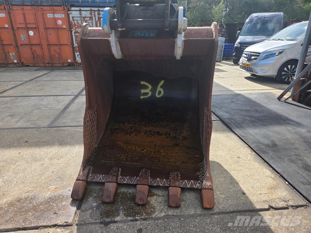 Onbekend 3X zware dieplepel CW30/40 met tanden دلاء