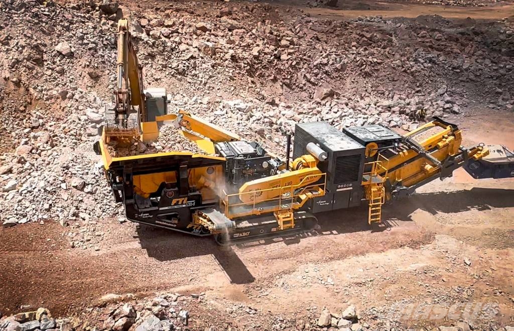 Fabo Concasseur à tamis vibrant FTI-130s Mobile crushers