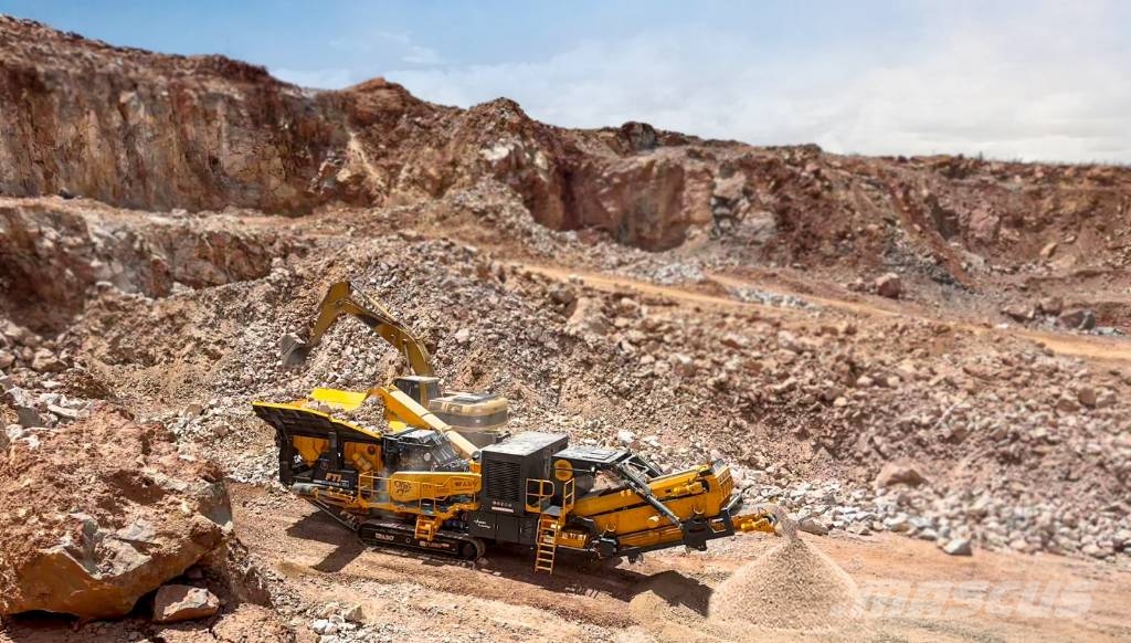 Fabo Concasseur à tamis vibrant FTI-130s Mobile crushers