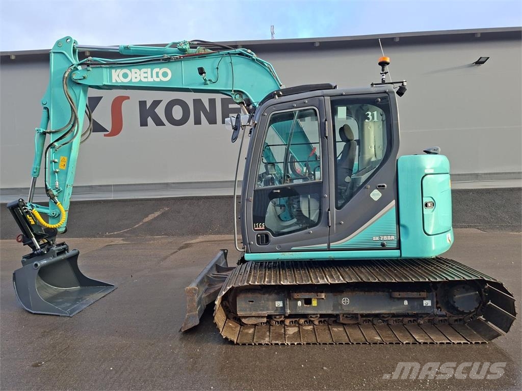 Kobelco SK75SR-3E SUOALUSTA 1000MM, KALLISTAJA Midi excavators 7t - 12t
