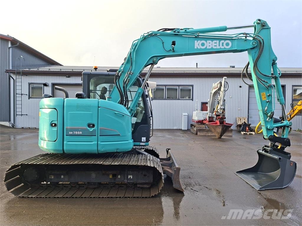 Kobelco SK75SR-3E SUOALUSTA 1000MM, KALLISTAJA Midi excavators 7t - 12t