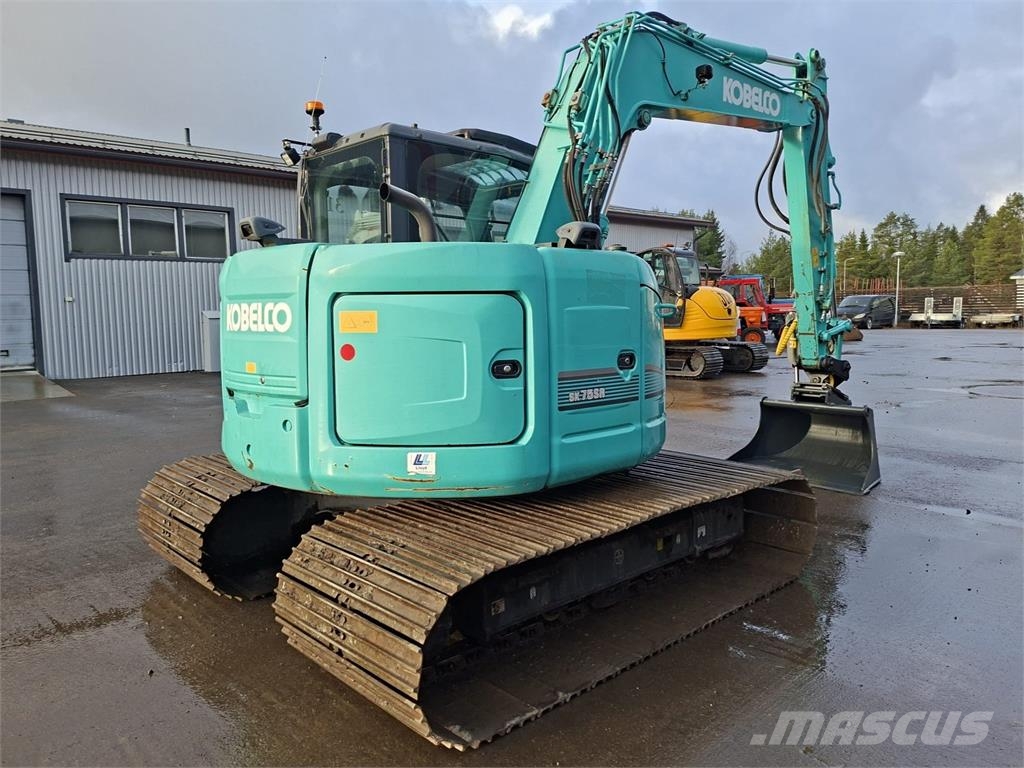Kobelco SK75SR-3E SUOALUSTA 1000MM, KALLISTAJA Midi excavators 7t - 12t