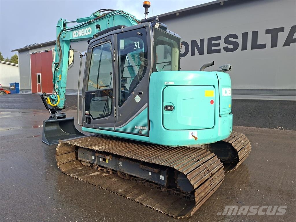 Kobelco SK75SR-3E SUOALUSTA 1000MM, KALLISTAJA Midi excavators 7t - 12t