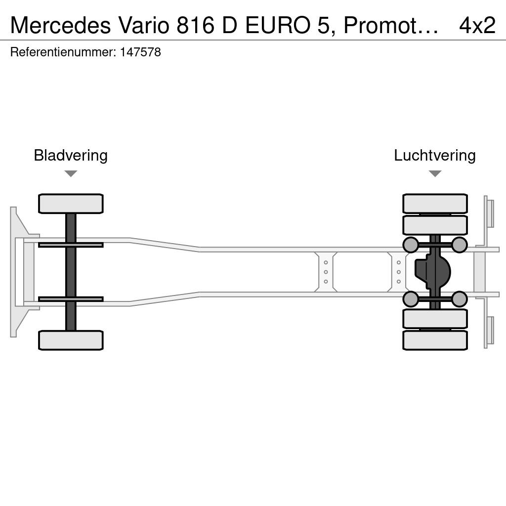 Mercedes-Benz Vario 816 D EURO 5, Promotional truck, Manual tran Ostali kamioni