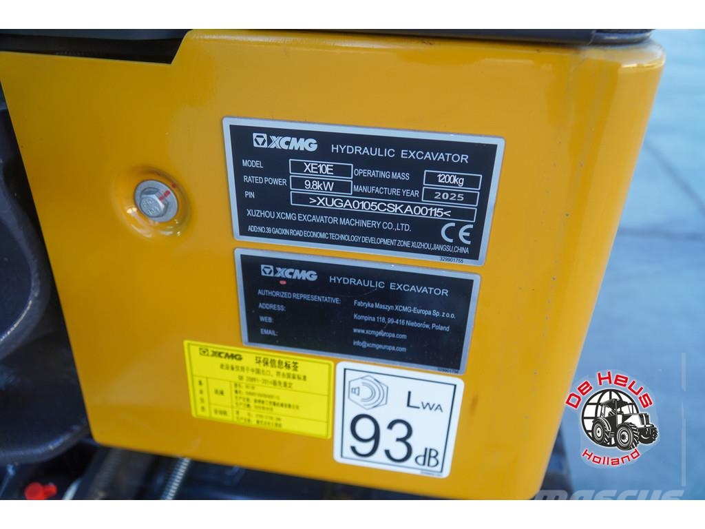 XCMG XE10E graafmachine Escavadeiras especiais