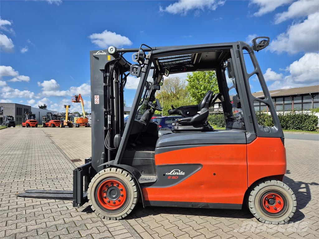 Linde E50HL-01 전동 지게차