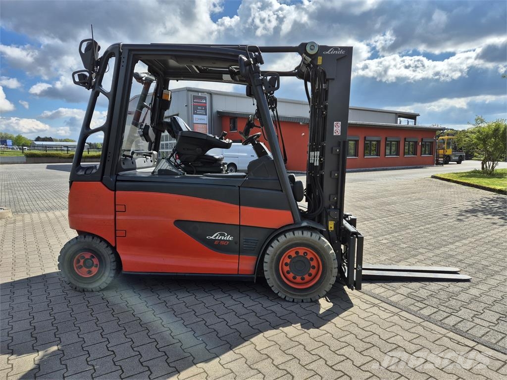 Linde E50HL-01 전동 지게차