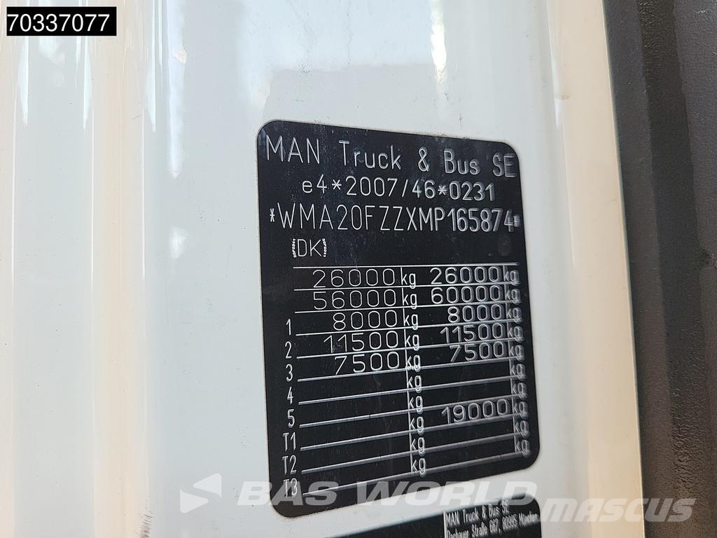 MAN TGX 26.470 6X2 Lift axle Full Air Automatic Retard Φορτηγά με γερανό & γάτζο