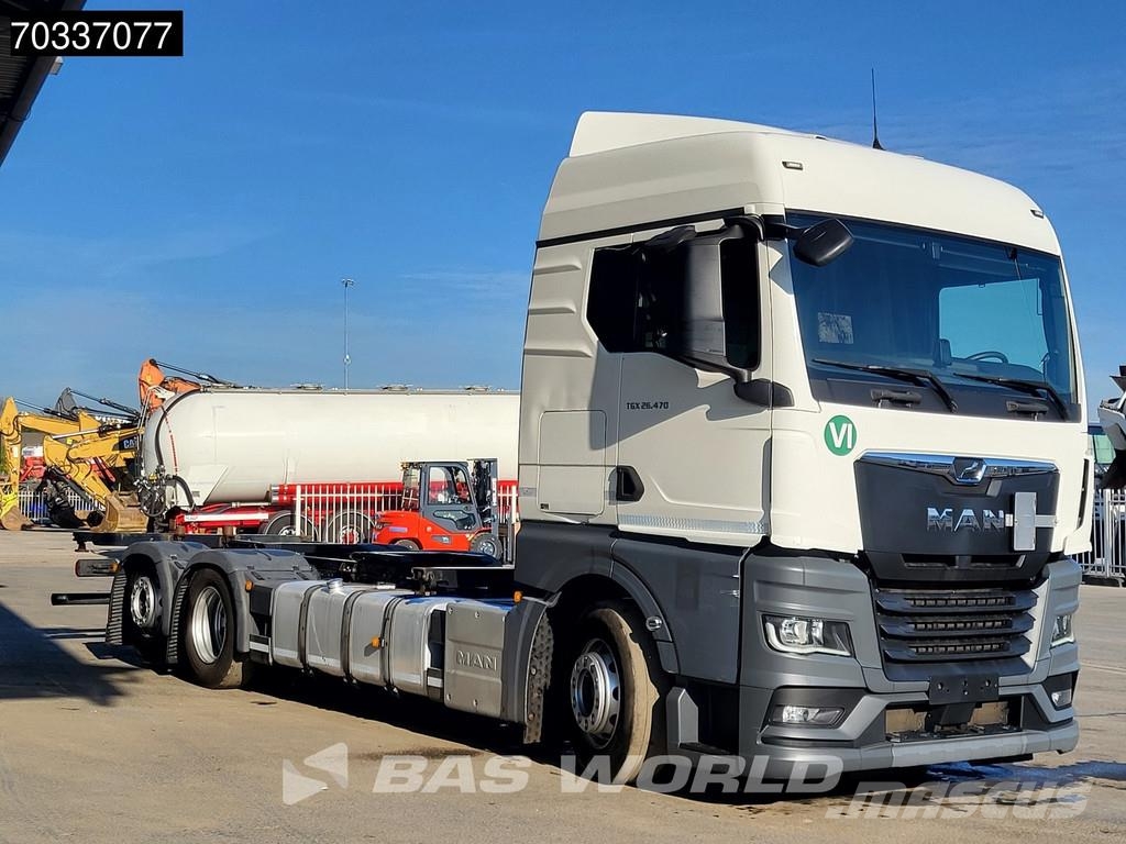 MAN TGX 26.470 6X2 Lift axle Full Air Automatic Retard Demonterbare/wirehejs lastbiler