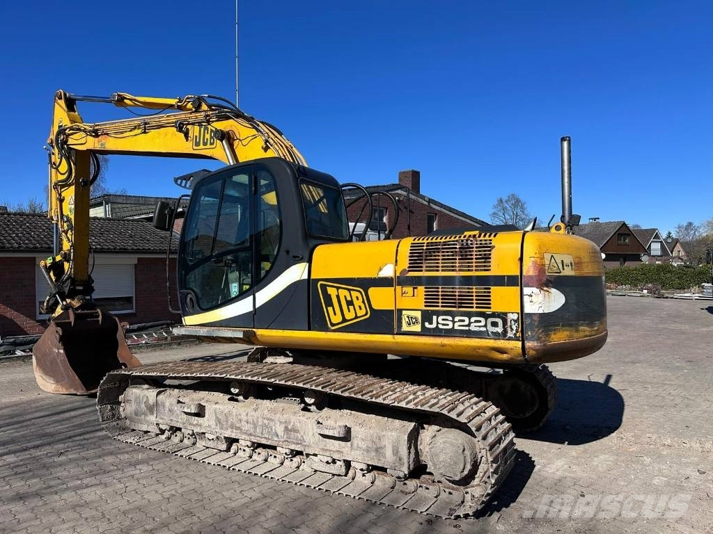 JCB JS 220 LC ISUZU Turbo 175 Hp Rototilt Klima Vikšriniai ekskavatoriai